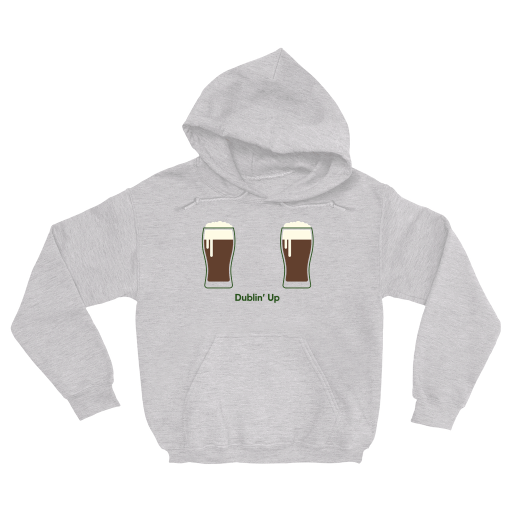 Product image of Dublin' up beer hoodie in grey