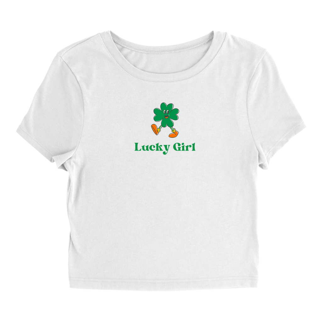 Lucky Girl Baby Tee product image